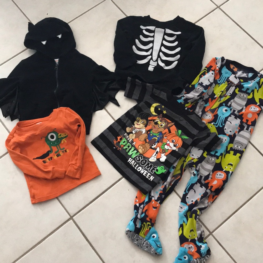 5 piece 3T boys Halloween set
